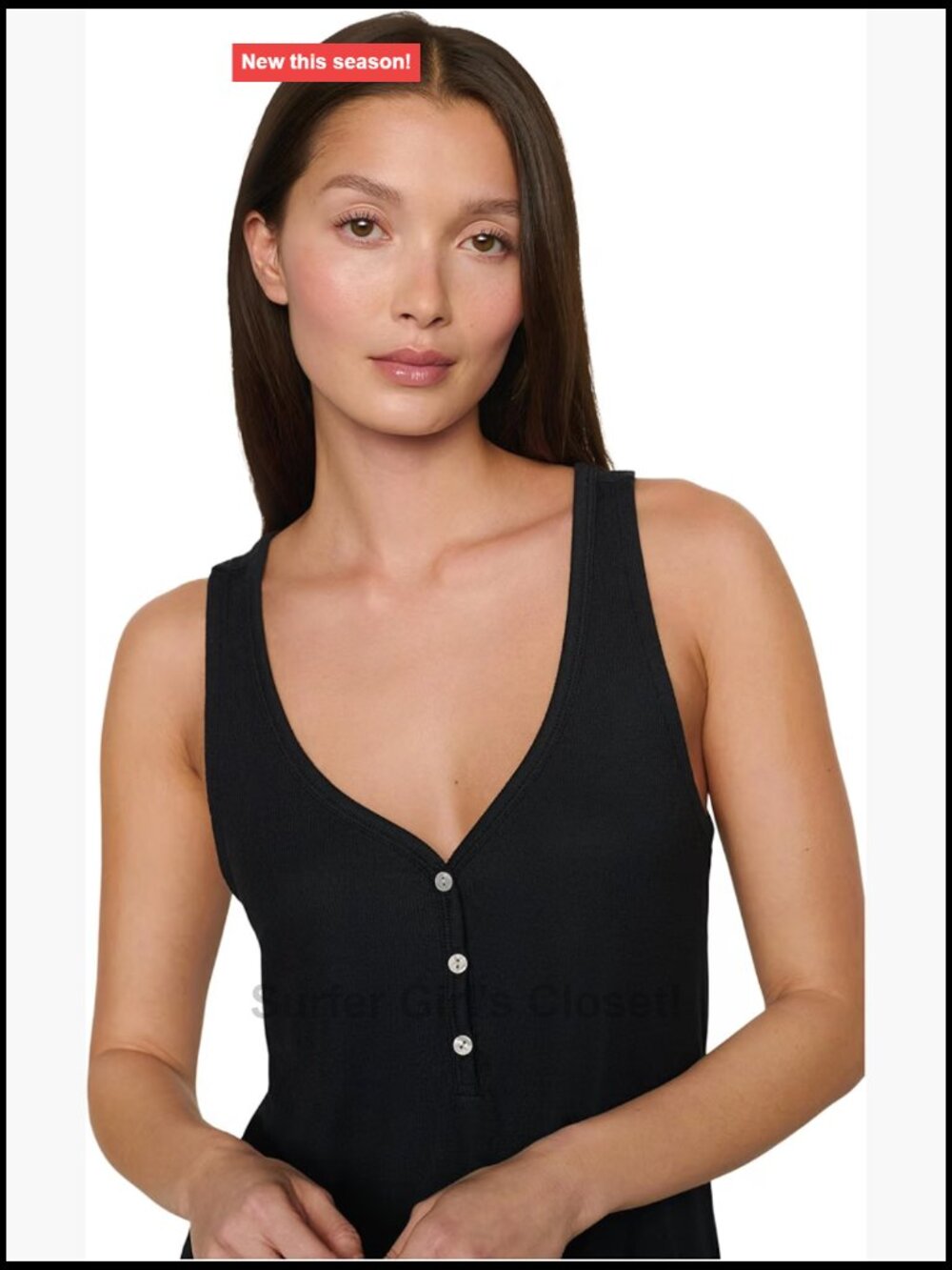 Eberjey Dream Rib V-Neck Tank Women's Sleeveless